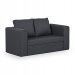 Sofa-lova MOCCA modelis 150x68 su moderniu pilku apmušalu