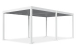 Pavėsinė Pergola DELUXE AUTOMATIC 3.6x6 su LED, White