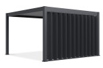 Reguliuojama panelinė siena pavėsinėms Pergola ELEGANCE/DELUXE/FUSION 4 m, Anthracite