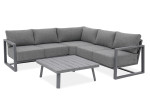 Lauko baldų komplektas STELVIO CAFFE Corner, Grey