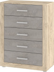 Komoda Meblocross Viki VIK-08 Maža, Ruda, MDF