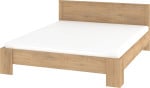 Dvigulė lova Meblocross Viki VIK-10 ąžuolas Cremona 160x200, su patalynės dėže