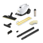 Prekė su pažeista pakuote.KARCHER SC 3 Easy Fix - Valytuvas garais - 1900 W - 3,5 baro - neribota autonomija - Pašalina iki 99,99% bakterijų virusų