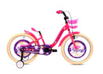 Vaikiškas dviratis Capriolo Fantasy, 20", rožinis/violetinis