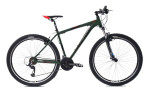 Kalnų dviratis Capriolo LC 9.1, 29", žalias/raudonas