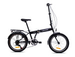Sulankstomas dviratis Capriolo Traveler ST, 20", juodas