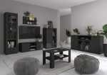 TV staliukas ADRK Furniture Frazio, juodas