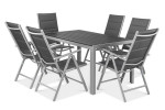 Lauko baldų komplektas Sydney, Silver/Dark Grey