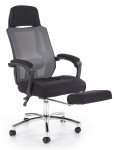 Biuro kėdė Halmar Freeman, juoda/pilka
