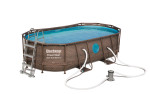 Karkasinis baseinas Bestway Power Steel Swim Vista 424x250x100 cm, su filtru