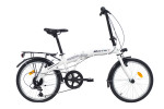 Sulankstomas dviratis Bottari Modena 20", baltas