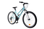 Prekė su pažeista pakuote.Kalnų dviratis N1 MTB 1.0 Lady, 26 colių, šviesiai žalias