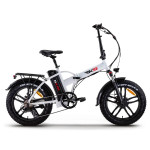 Prekė su pažeista pakuote.Elektrinis dviratis RKS RSIII Pro, 20", baltas