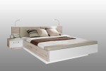 Lova Forte Rondino RDNL181B-T30, 180x200cm, ąžuolo spalvos