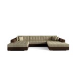 Universalus minkštas kampas NORE Vento, rudas