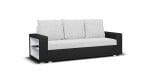 Sofa Bellezza Milo2, šviesiai pilka/juoda