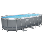 Karkasinis baseinas Bestway Power Steel Oval 549x274x122 cm, su filtru