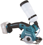 Akumuliatorinis diskinis pjūklas stiklui, keramikai 10,8 V Makita CC301DZ, 10,8 V Li-ion