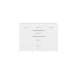 Komoda BRW Nepo Plus KOM2D4S, balta