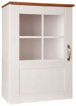 Vitrina Notio Living Dennis 50, balta/ruda