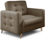 Fotelis Eltap Asgard, šviesiai rudas