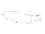 Vaikiška lova Builder, 70x140 cm