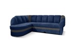 Kampinė sofa Eltap Benano, mėlyna/pilka