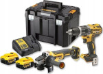 Įrankių rinkinys DeWalt DCK2080P2T-QW (DCD796 + DCG405) 18 V 2x5,0 Ah akum.