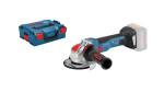 Bosch Professional PSC 18V-10 SC X-LOCK kampinė šlifuoklė - 125 mm diskas - (be akumuliatoriaus ir įkroviklio) + L-boxx - 06017B0400
