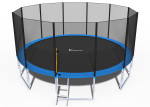 Batutas Funfit 490 cm su apsauginiu tinklu