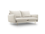 Sofa Cosmopolitan Design Vienna 2S, šviesios smėlios spalvos