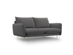 Sofa Cosmopolitan Design Vienna 2S, tamsiai pilka