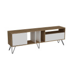 TV staliukas Kalune Design Mistico 180 cm, rudas/baltas