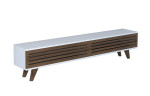 TV staliukas Kalune Design Hill, rudas/baltas