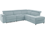 Penkiavietis minkštas kampas Notio Living Capena, gobelenas, šviesiai mėlynas