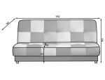 Sofa NORE Cayo, pilka