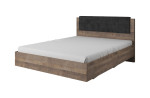 Lova Laski Meble Arden N, 160x200 cm, ruda/juoda