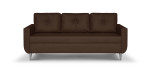 Sofa - lova Bellezza Red, tamsiai ruda