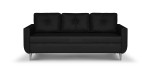Sofa - lova Bellezza Red, juoda
