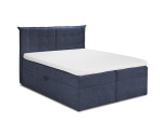 Lova Mazzini Beds Echaveria 160x200 cm, tamsiai mėlyna