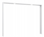 Spintelės priedas Forte Palm Beach DMRZ01B-Z38 baltas MDF modernus