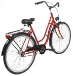 Miesto dviratis AZIMUT Retro 28" 2021, raudonas