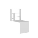 Transformuojamas stalas-lentyna Sedir, baltas