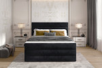 Lova NORE Cande 03, 180x200 cm, juoda