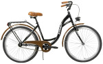Miesto dviratis AZIMUT Classic 26" 2021, juodas