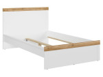 Lova Holten 120x200cm, balta/ruda