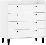 Komoda Meblocross Dolce Dol-07 4S, balta