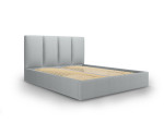 Lova Mazzini Beds Juniper 4, 160x200cm, šviesiai pilka