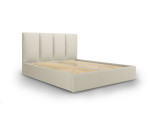 Lova Mazzini Beds Juniper 1, 180x200cm, smėlio spalvos