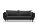 Keturvietė sofa Milo Casa Elio, tamsiai pilka